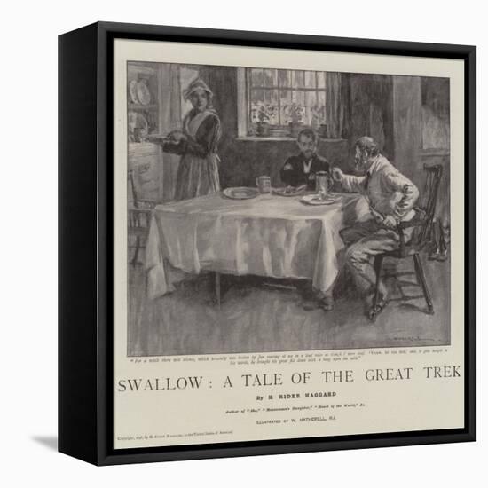 Swallow, a Tale of the Great Trek-William Hatherell-Framed Stretched Canvas