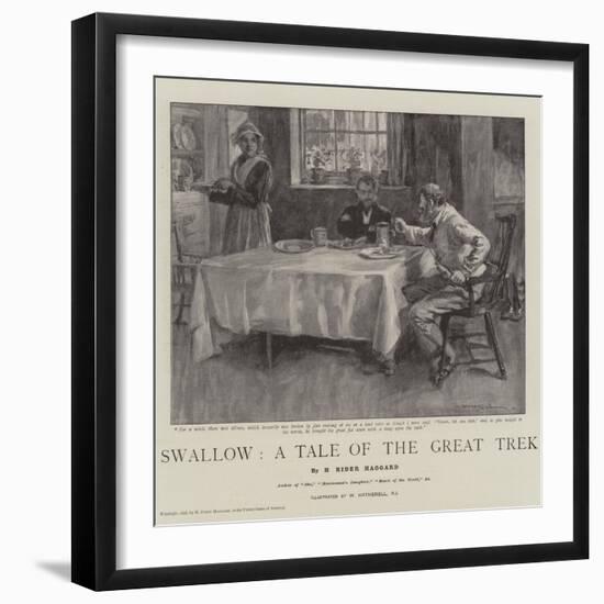 Swallow, a Tale of the Great Trek-William Hatherell-Framed Giclee Print