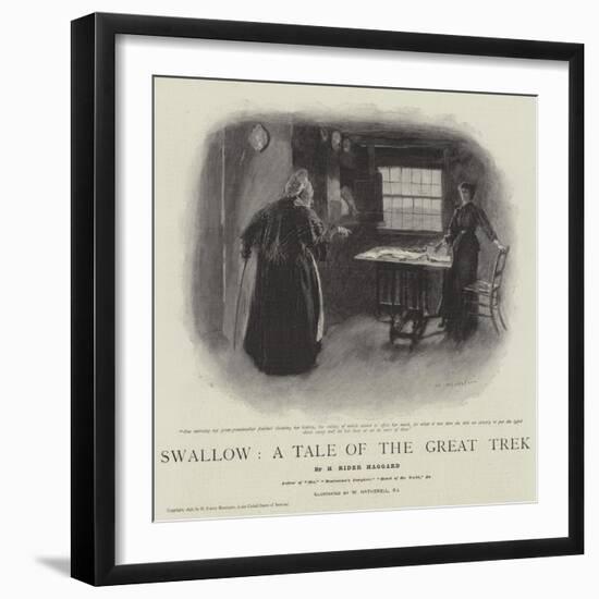 Swallow, a Tale of the Great Trek-William Hatherell-Framed Giclee Print