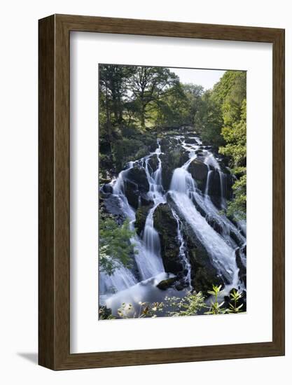 Swallow Falls, Betws-Y-Coed, Snowdonia National Park, Conwy, Wales, United Kingdom, Europe-Stuart Black-Framed Photographic Print