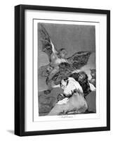 Swallow It, Dog, 1799-Francisco de Goya-Framed Giclee Print