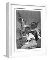 Swallow It, Dog, 1799-Francisco de Goya-Framed Giclee Print