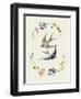 Swallow Wreath II-Studio W-Framed Art Print