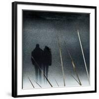 Swallowed by the Winter-Piet Flour-Framed Photographic Print