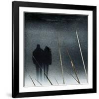 Swallowed by the Winter-Piet Flour-Framed Photographic Print