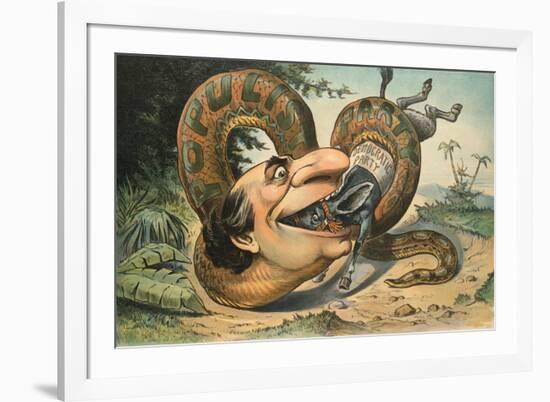 Swallowed!-JS Pughe-Framed Art Print