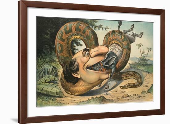 Swallowed!-JS Pughe-Framed Art Print