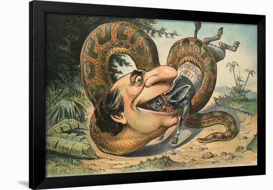 Swallowed!-JS Pughe-Framed Art Print