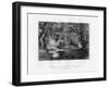 Swallows in the Banks of the River Mole, Surrey, 19th Century-J Archer-Framed Giclee Print