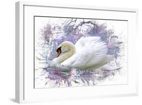 Swan 2A-Ata Alishahi-Framed Giclee Print