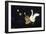 Swan and Two Birds Carrying Bird Cage Flying at Night-Eduardo Camoes-Framed Premium Giclee Print