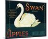 Swan Brand Apples-null-Mounted Art Print