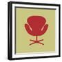 Swan Chair I-Anita Nilsson-Framed Art Print