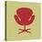 Swan Chair I-Anita Nilsson-Stretched Canvas