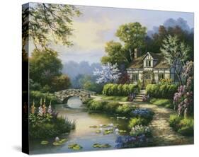 Swan Cottage II-Sung Kim-Stretched Canvas