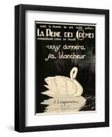 Swan Cremes-null-Framed Giclee Print