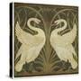 Swan Design-Walter Crane-Stretched Canvas