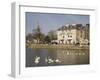 Swan Hotel and Great Ouse River, Bedford, Bedfordshire, England, United Kingdom, Europe-Rolf Richardson-Framed Photographic Print