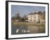 Swan Hotel and Great Ouse River, Bedford, Bedfordshire, England, United Kingdom, Europe-Rolf Richardson-Framed Photographic Print