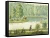 Swan Lake, 1881, Finland 19th Century Painting-null-Framed Stretched Canvas