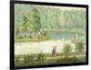 Swan Lake, 1881, Finland 19th Century Painting-null-Framed Giclee Print