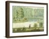 Swan Lake, 1881, Finland 19th Century Painting-null-Framed Giclee Print