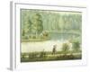 Swan Lake, 1881, Finland 19th Century Painting-null-Framed Giclee Print