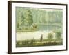 Swan Lake, 1881, Finland 19th Century Painting-null-Framed Giclee Print
