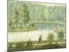 Swan Lake, 1881, Finland 19th Century Painting-null-Mounted Giclee Print