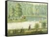 Swan Lake, 1881, Finland 19th Century Painting-null-Framed Stretched Canvas