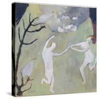 Swan Lake, 2008-Susan Bower-Stretched Canvas