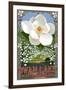 Swan Lake, South Carolina - Magnolia-Lantern Press-Framed Art Print