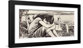 Swan Lake-Roy Newby-Framed Premium Giclee Print