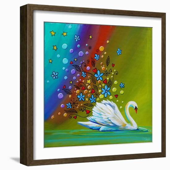 Swan Lake-Cindy Thornton-Framed Art Print