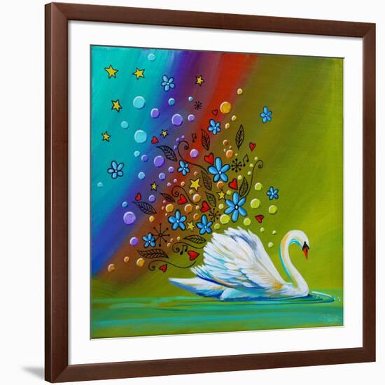 Swan Lake-Cindy Thornton-Framed Art Print