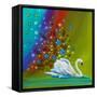 Swan Lake-Cindy Thornton-Framed Stretched Canvas