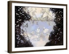 Swan Lake-Judy Mastrangelo-Framed Giclee Print