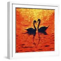 Swan LIV-Fernando Palma-Framed Giclee Print