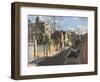 Swan Walk, Chelsea (Oil on Canvas)-Richard Foster-Framed Giclee Print