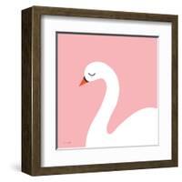 Swan-Ann Kelle-Framed Art Print