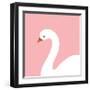 Swan-Ann Kelle-Framed Art Print