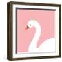 Swan-Ann Kelle-Framed Art Print