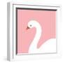 Swan-Ann Kelle-Framed Art Print
