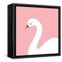 Swan-Ann Kelle-Framed Stretched Canvas
