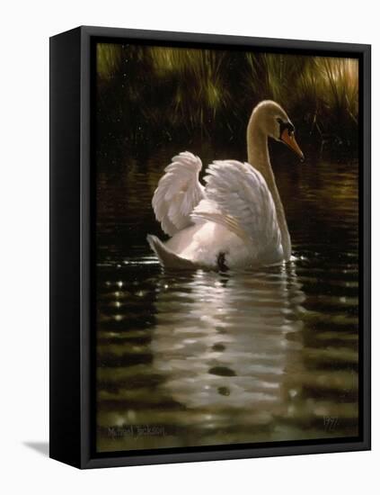 Swan-Michael Jackson-Framed Stretched Canvas