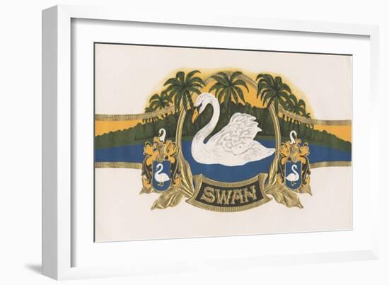 Swan-Art Of The Cigar-Framed Giclee Print