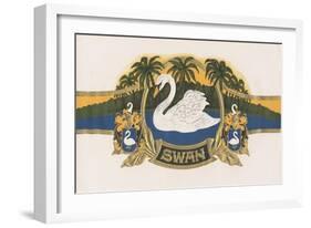 Swan-Art Of The Cigar-Framed Giclee Print