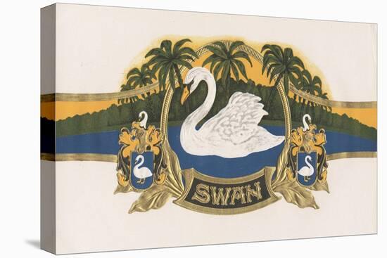 Swan-Art Of The Cigar-Stretched Canvas