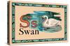 Swan-null-Stretched Canvas