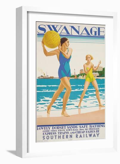 Swanage, 1938-Kenneth Shoesmith-Framed Giclee Print